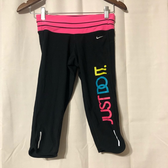 Retro Nike Capri dri-fit running pants - Picture 1 of 4